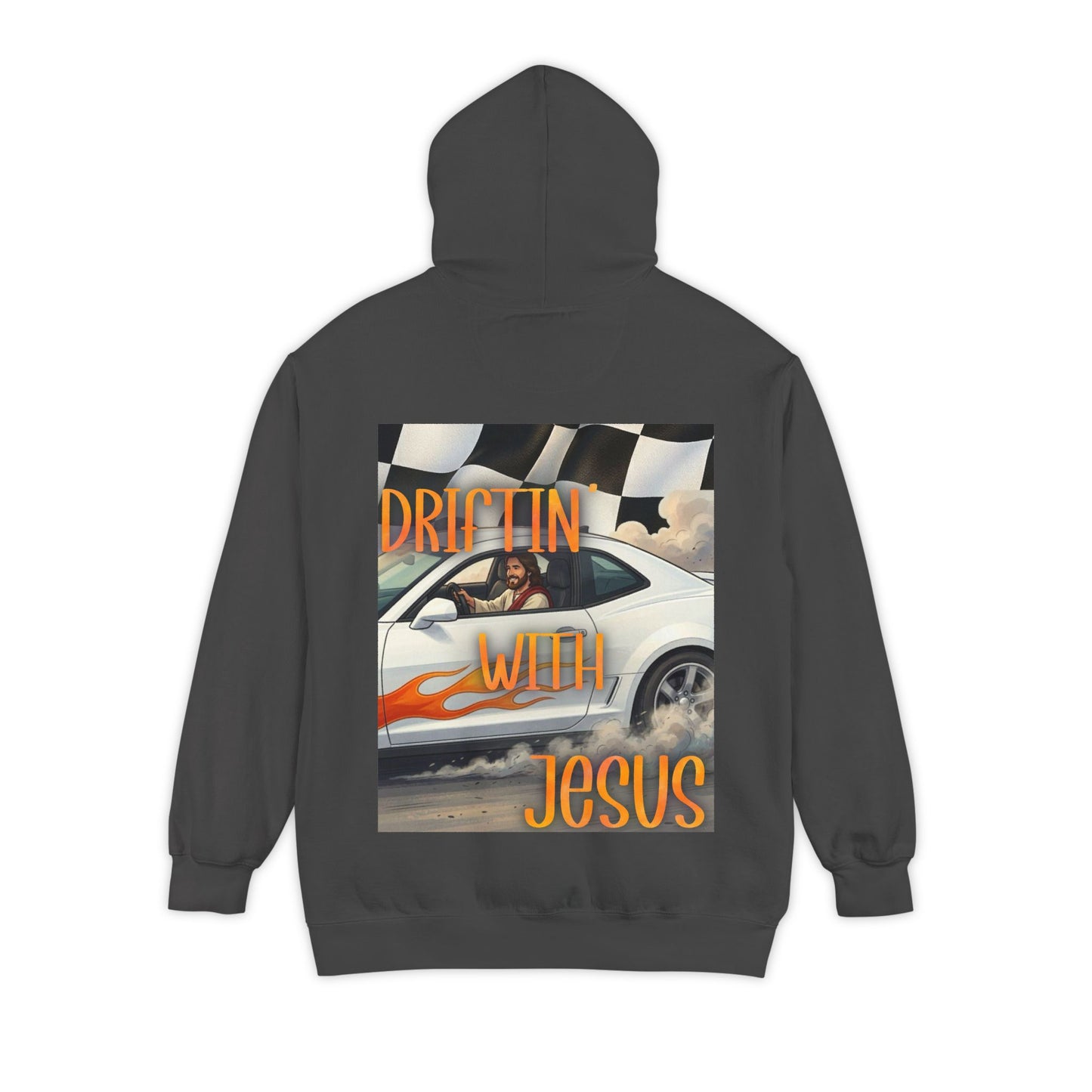 Drifting with jesus Hoodie — racing Graphic