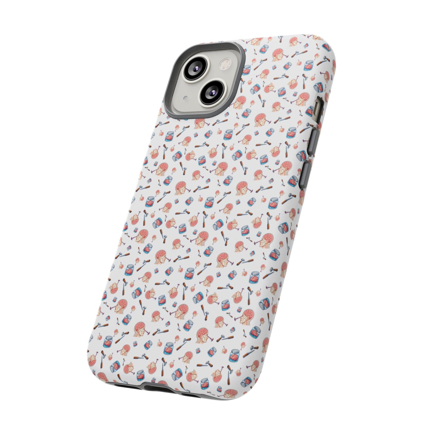 Lobotomy design Tough Phone Case – Durable Protective Cover with lobotomy Pattern