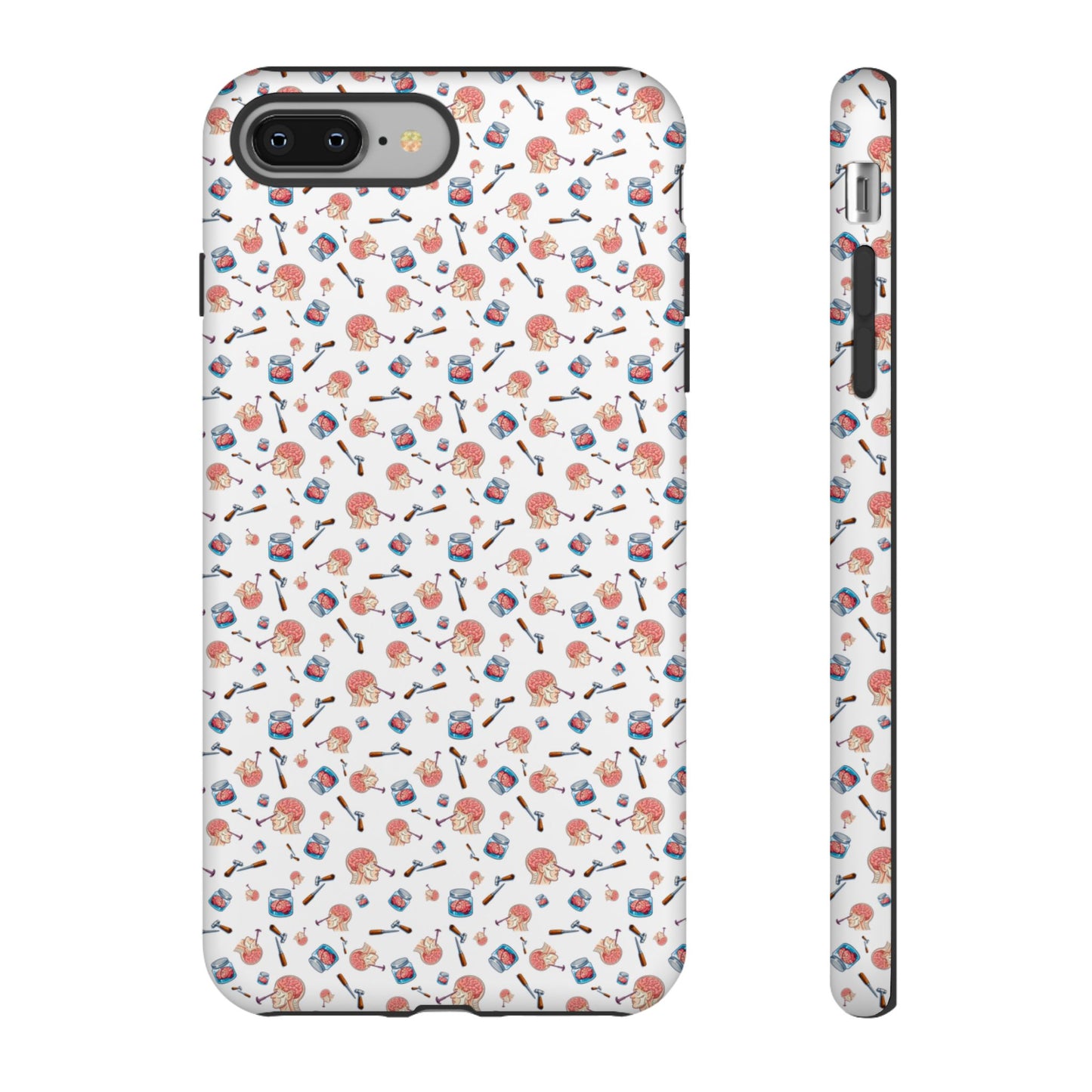 Lobotomy design Tough Phone Case – Durable Protective Cover with lobotomy Pattern