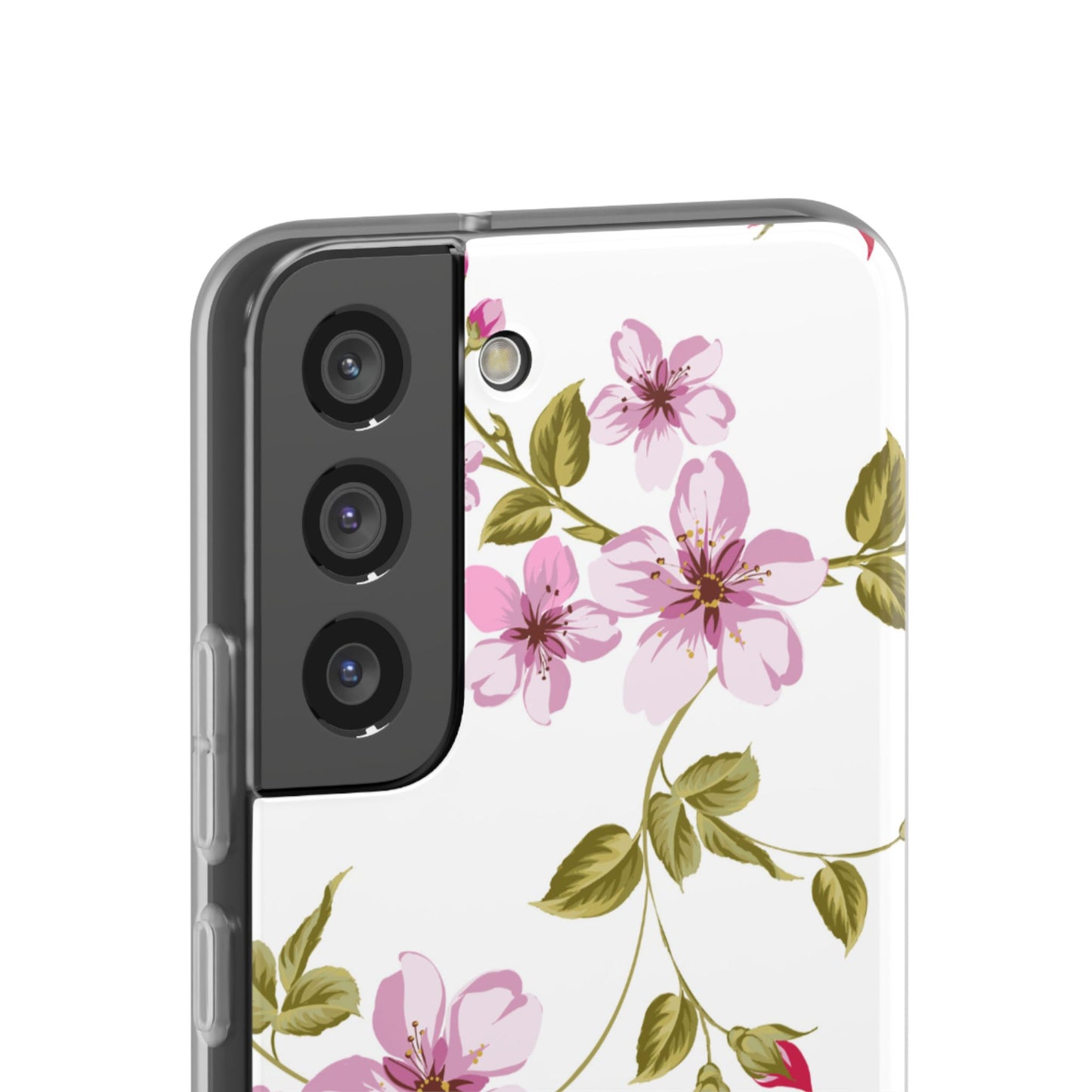 Floral Pink Blossom Phone Case — Slim Flexi Protective Case