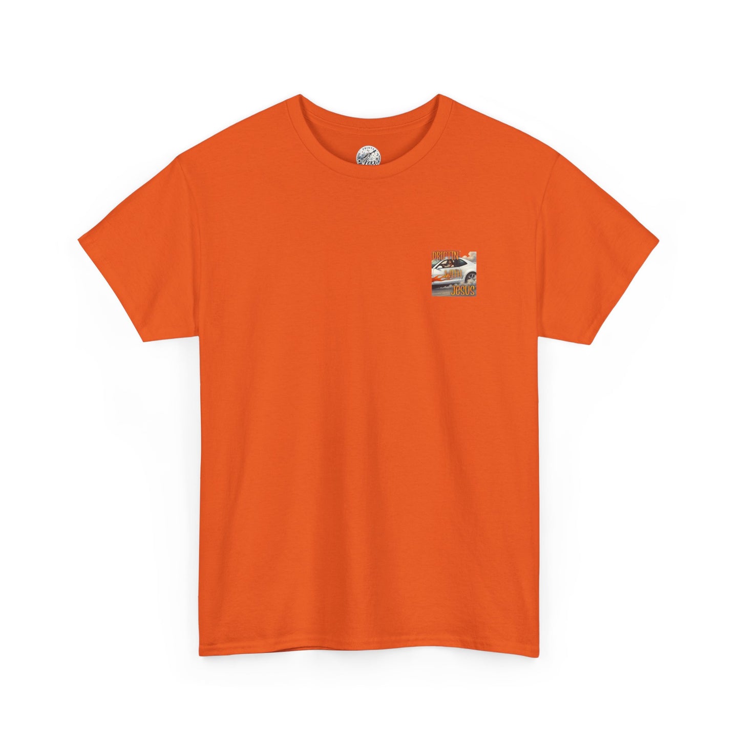 Driftin' With Jesus T-Shirt — Vintage Car Faith Graphic Tee