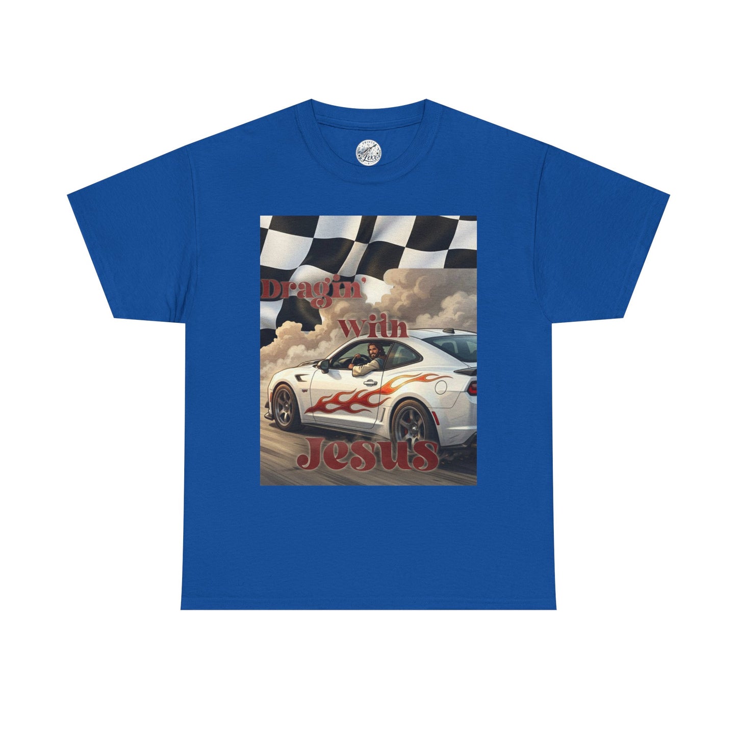 Racing With Jesus T-Shirt — Faith & Speed Graphic Tee