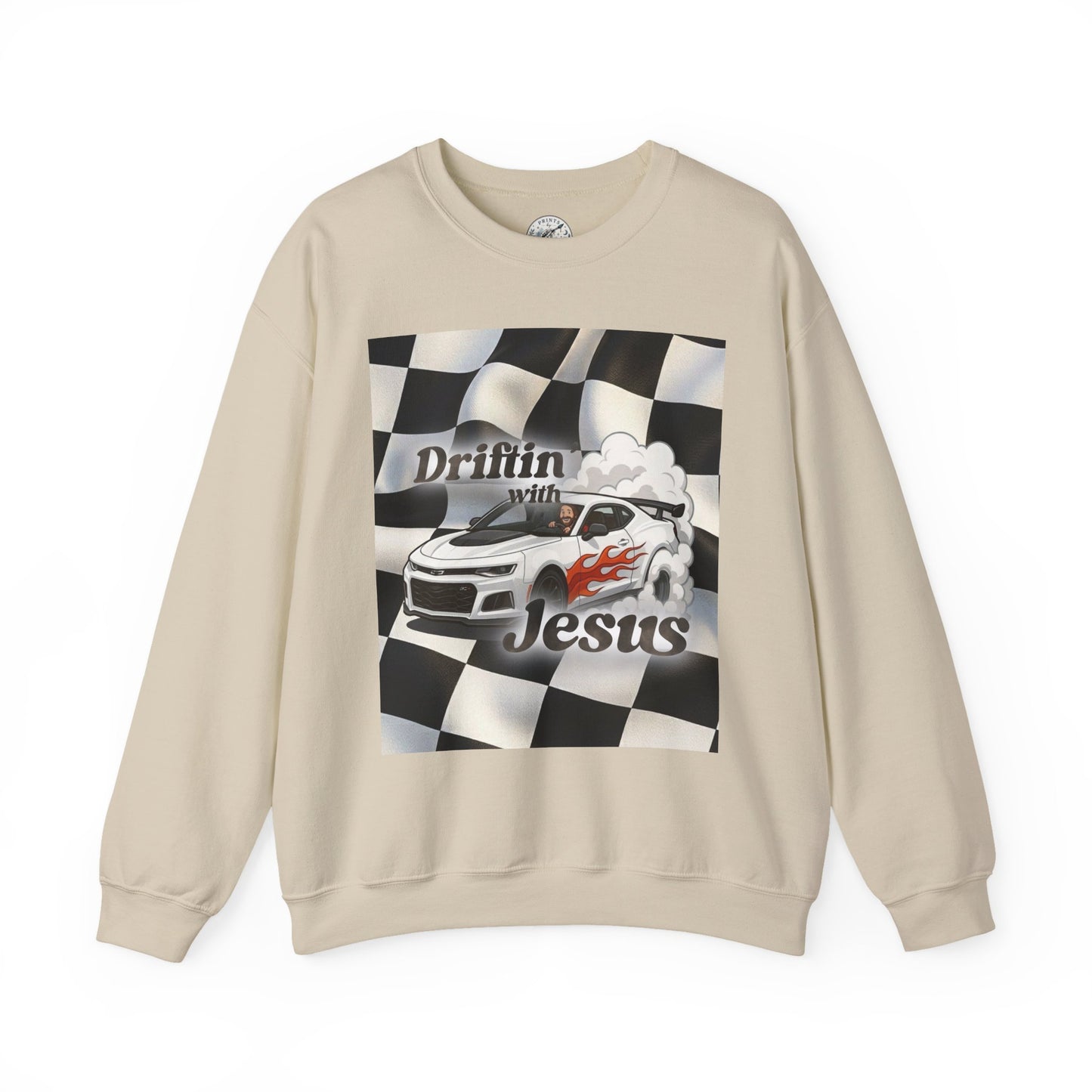 Drifting with Jesus Unisex Heavy Blend™ Crewneck Sweatshirt