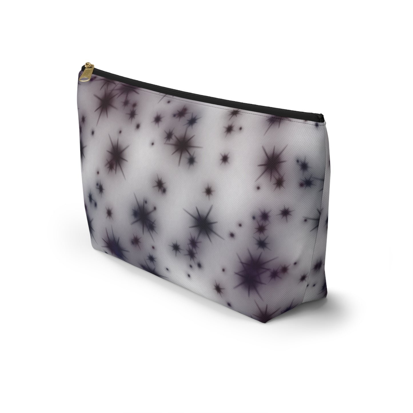 Starry Night Accessory Pouch — Cosmetic Bag with Abstract Sparkle Print
