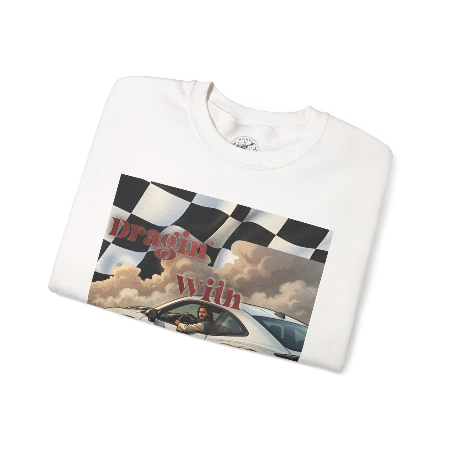 Dragin with Jesus Unisex Heavy Blend™ Crewneck Sweatshirt