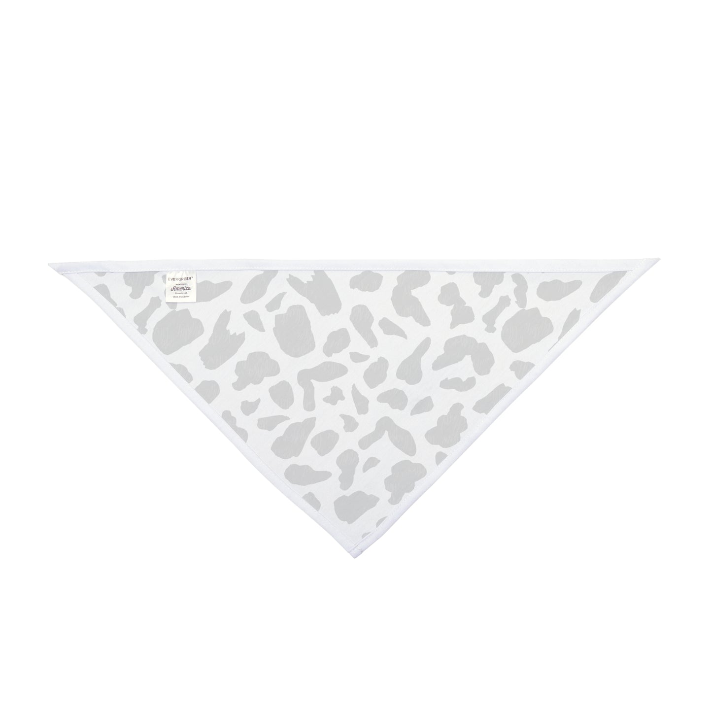 Cow Print Pet Bandana — Black & White Triangle Dog Bandana