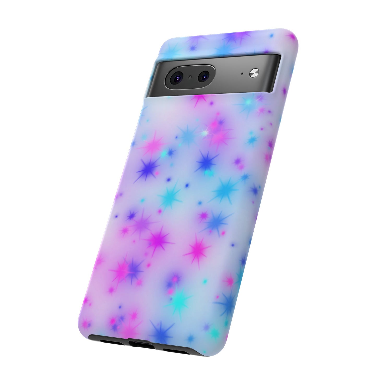 Galaxy Sparkle Tough Phone Case - Pastel Starburst Protective Cover