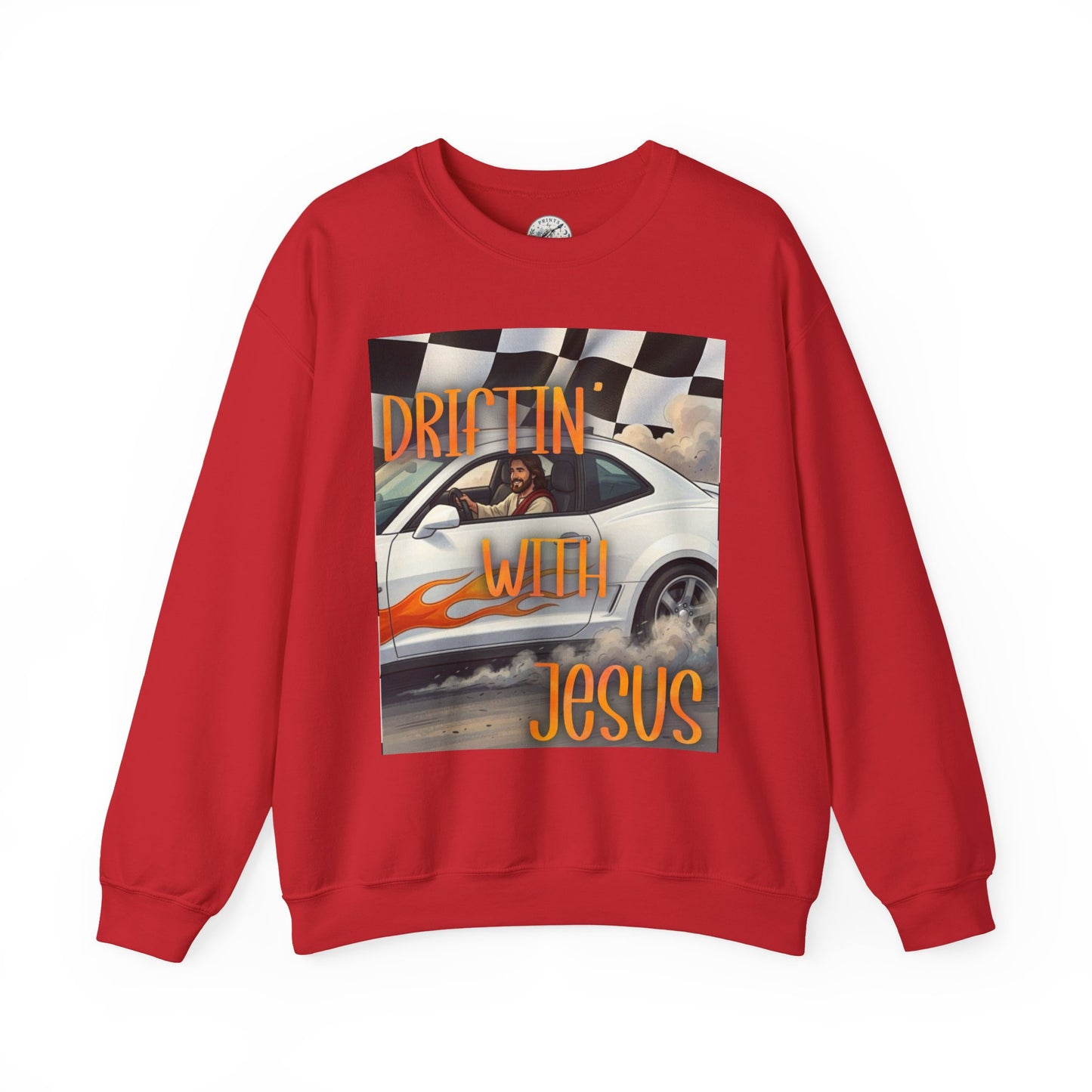 Drifting with Jesus Unisex Heavy Blend™ Crewneck Sweatshirt