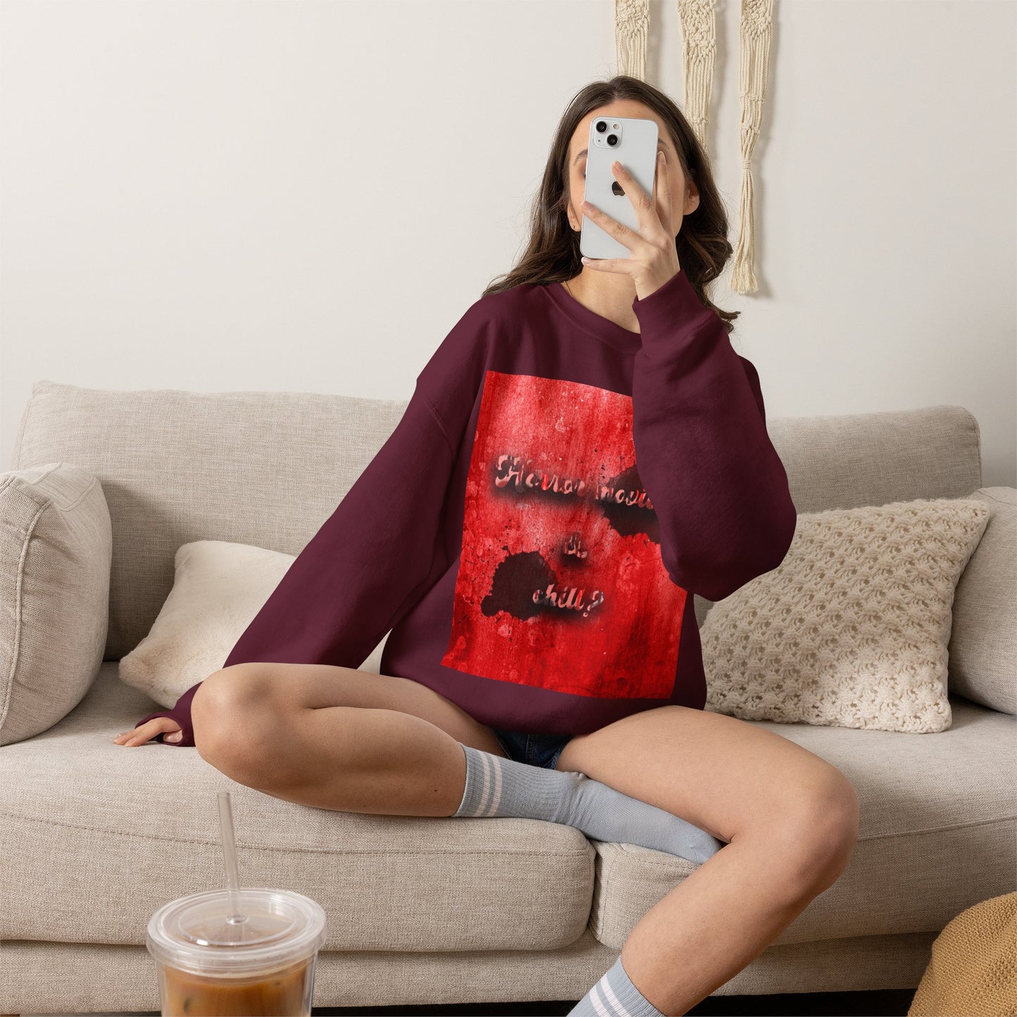 Horror movies & chill Unisex Heavy Blend™ Crewneck Sweatshirt