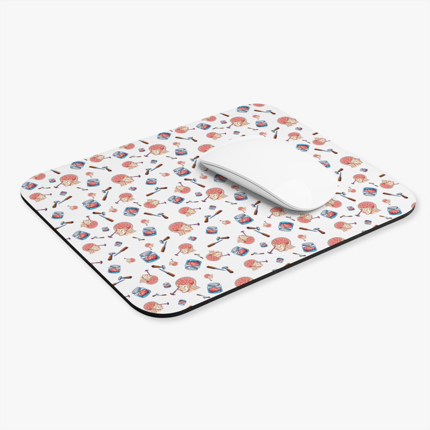 Cute lobotomy design Mouse Pad – Desk Mat