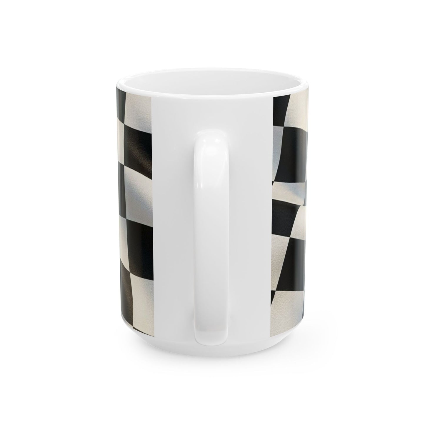 Driftin' With Jesus Ceramic Mug — Christian Racing Coffee Cup (11oz, 15oz)