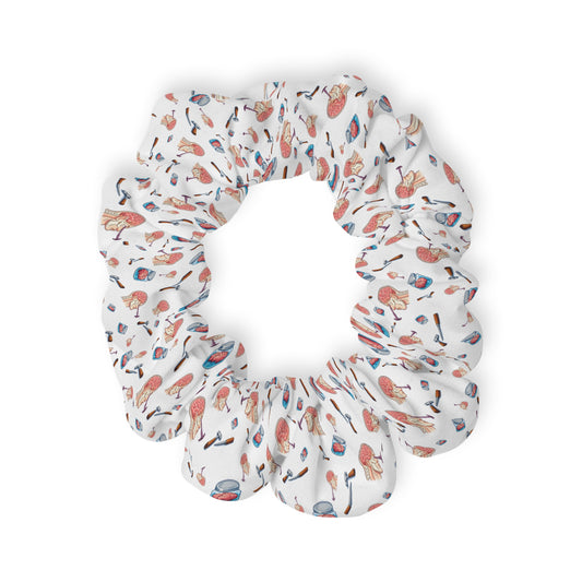Lobotomy design Scrunchie — lobotomy Print Hair Tie