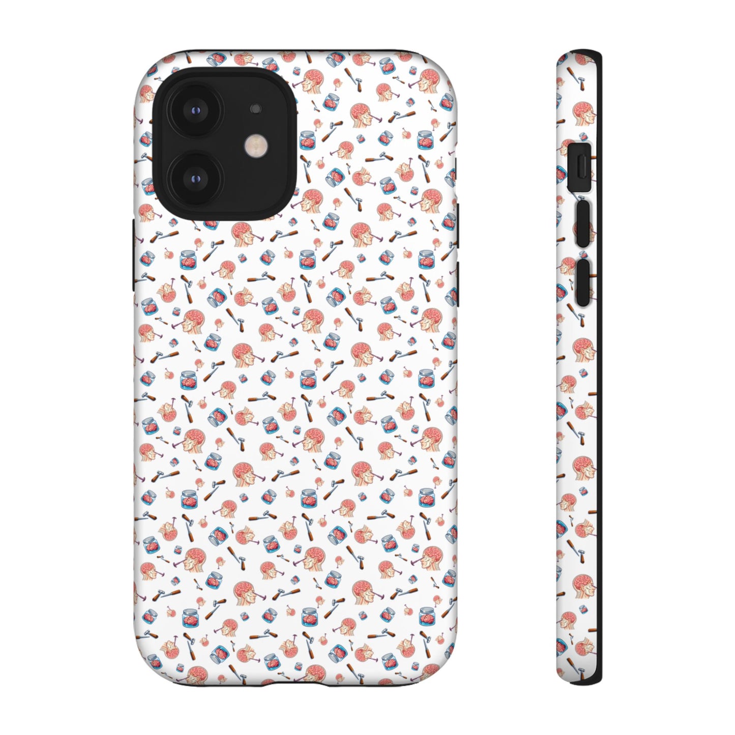 Lobotomy design Tough Phone Case – Durable Protective Cover with lobotomy Pattern