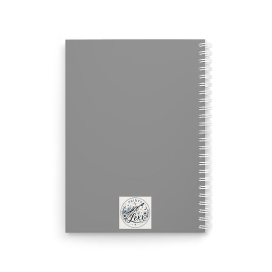 Medusa-Inspired Spiral Notebook — Snake Crown Art Journal for Witches & Mythology Fans