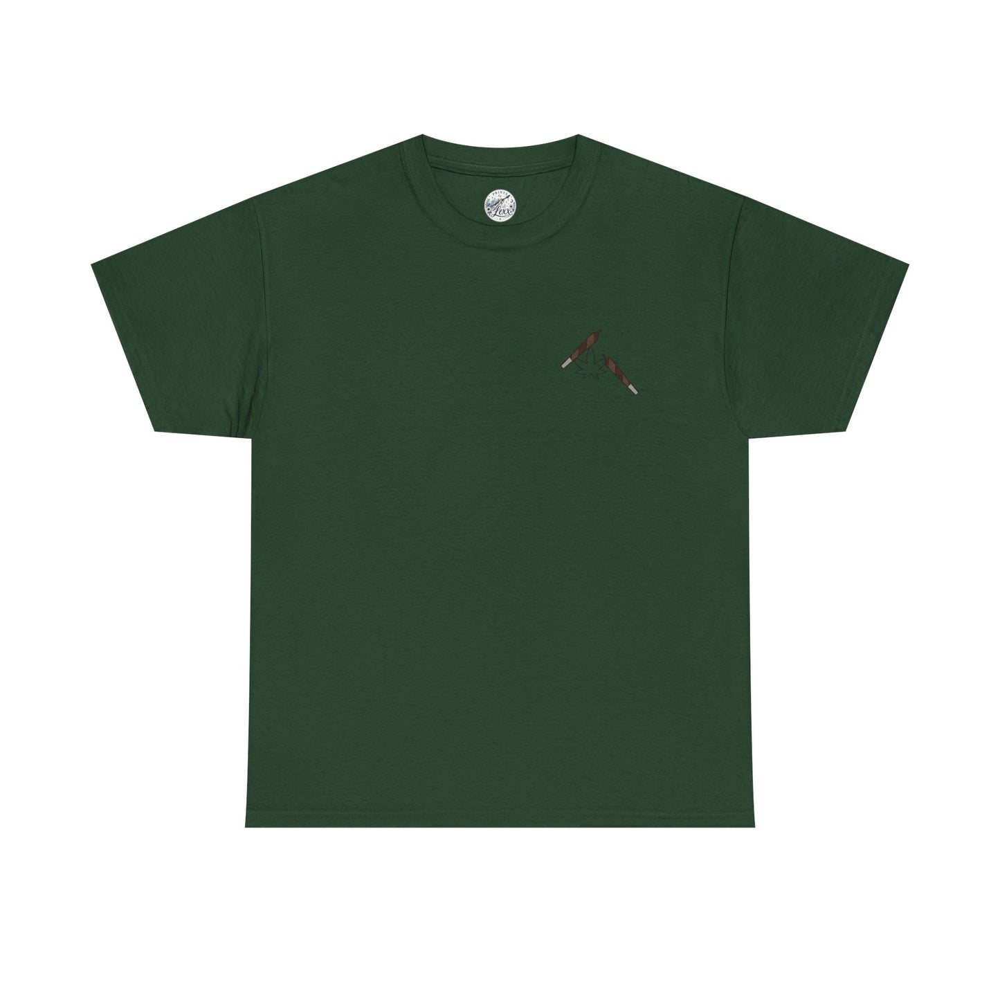 T-Shirt — "Pass joints, Not judgments" Retro Green Script Tee