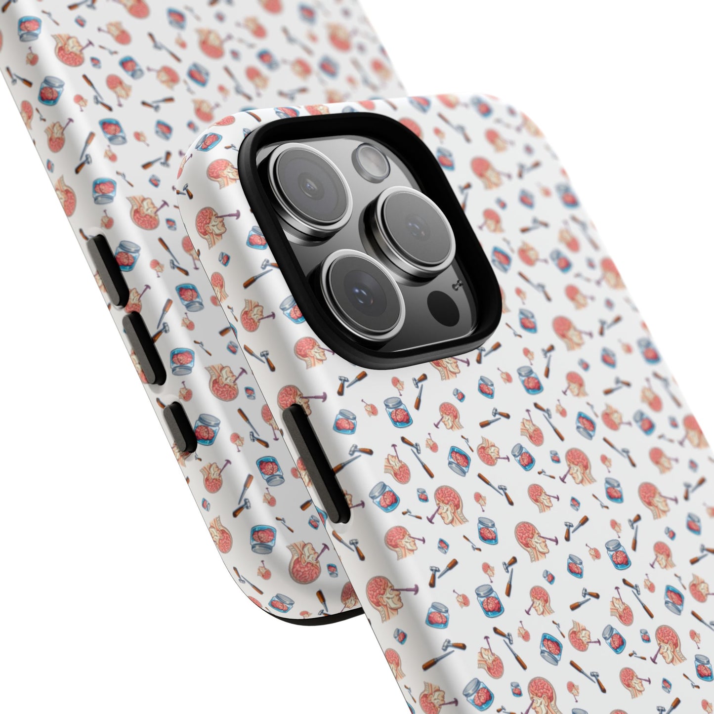 Lobotomy design Tough Phone Case – Durable Protective Cover with lobotomy Pattern
