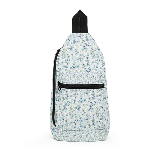 Floral Watercolor Sling Bag – Lightweight Crossbody for Everyday Travel & Casual Outings