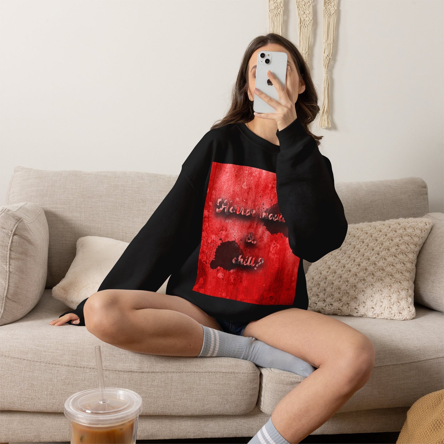 Horror movies & chill Unisex Heavy Blend™ Crewneck Sweatshirt