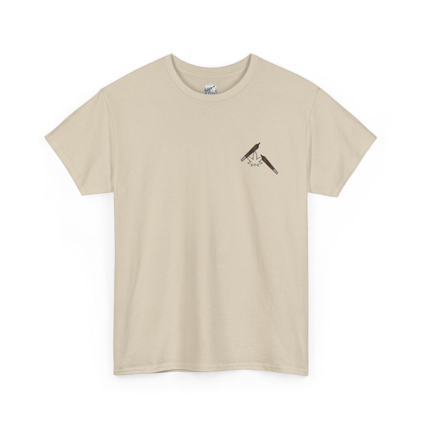 T-Shirt — "Pass joints, Not judgments" Retro Green Script Tee