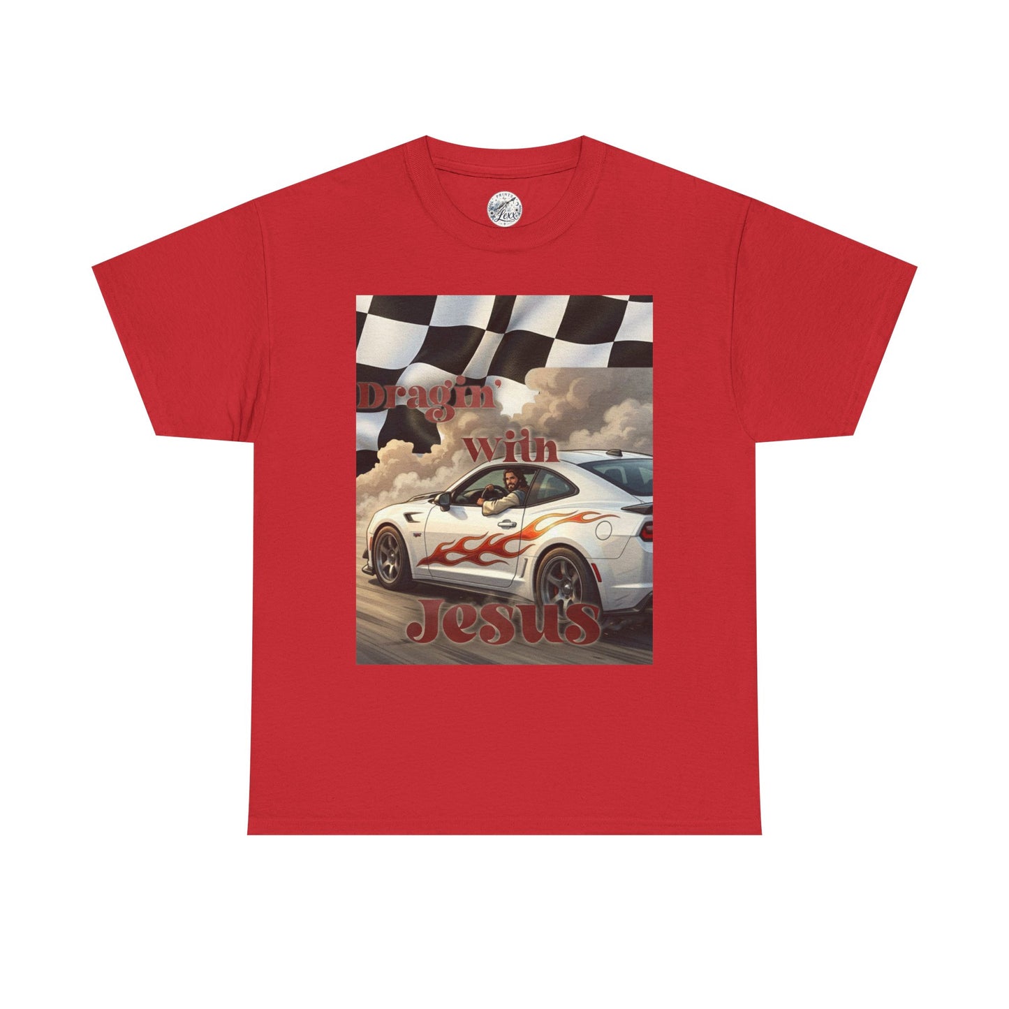 Racing With Jesus T-Shirt — Faith & Speed Graphic Tee