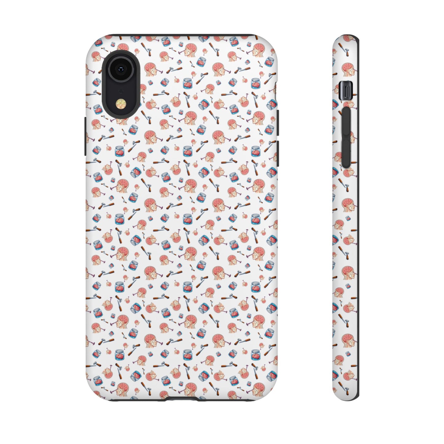 Lobotomy design Tough Phone Case – Durable Protective Cover with lobotomy Pattern