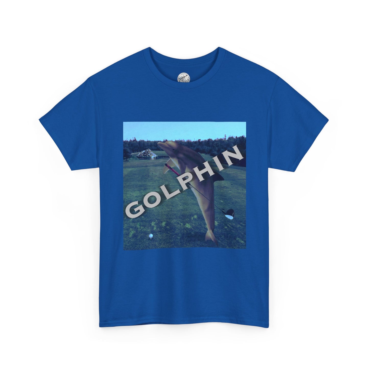 Golphin Golf Tee Shirt - Vintage Dolphin Golf Graphic Tee