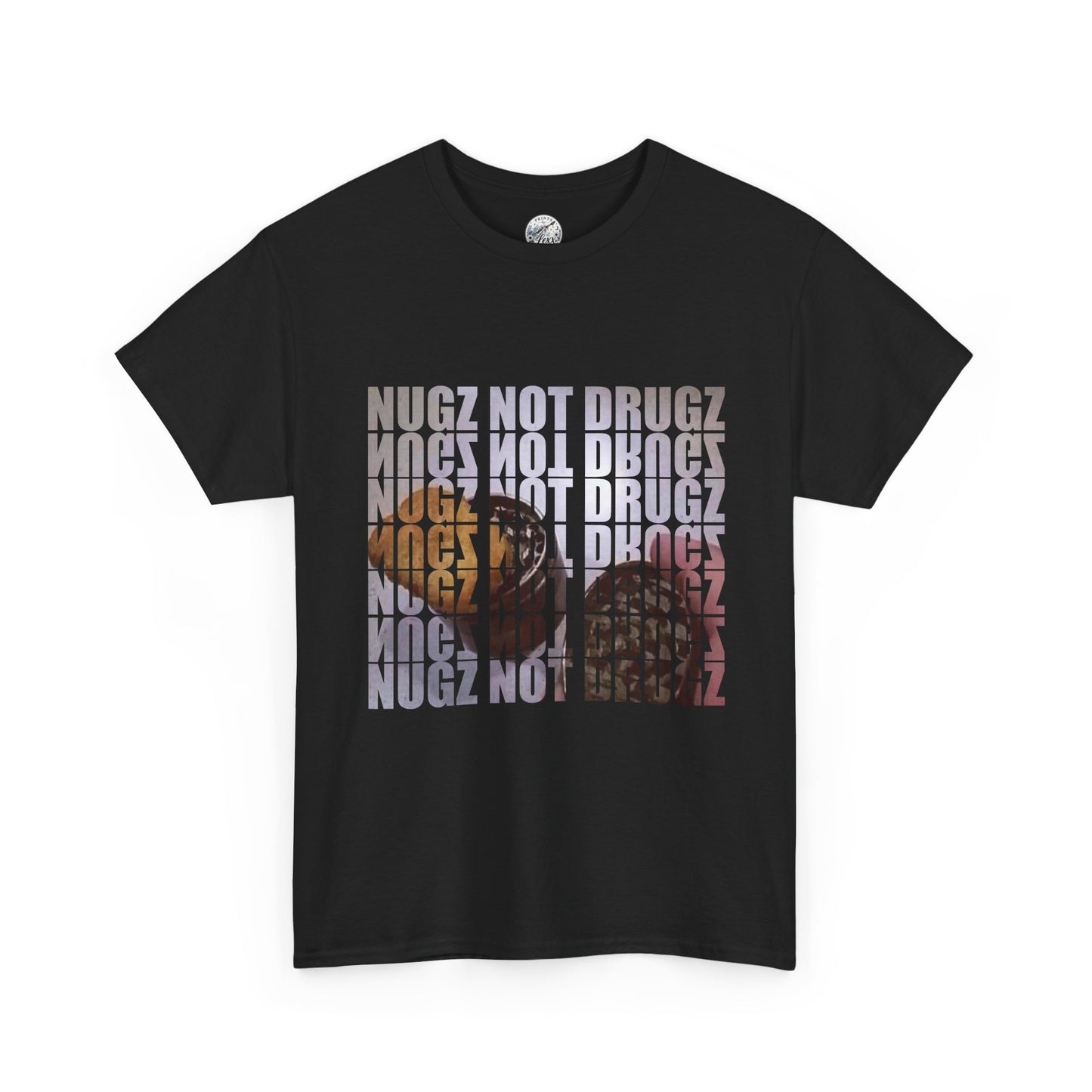 Nugz Not Drugz Graphic Tee – Retro Anti-Drug Statement Shirt