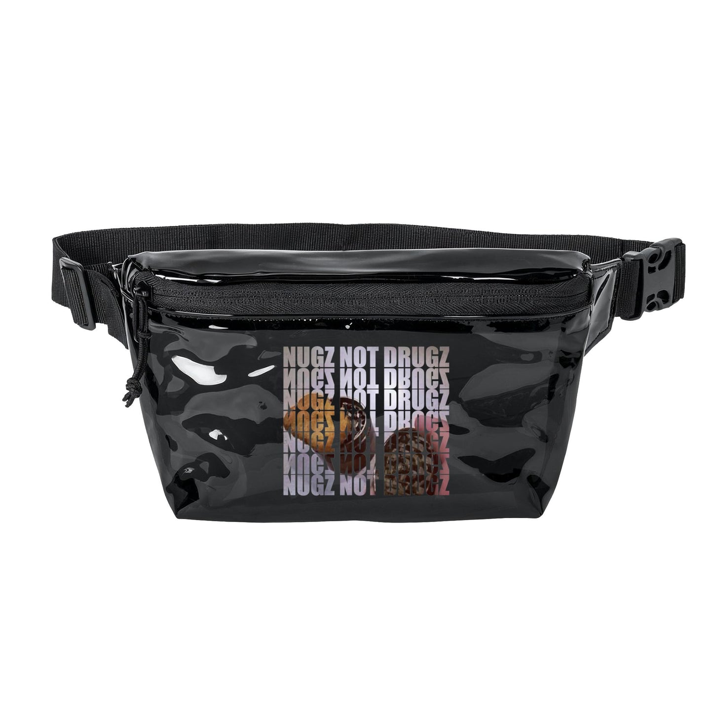 Transparent Fanny Pack — Nugz Not Drugz Clear Festival Waist Bag