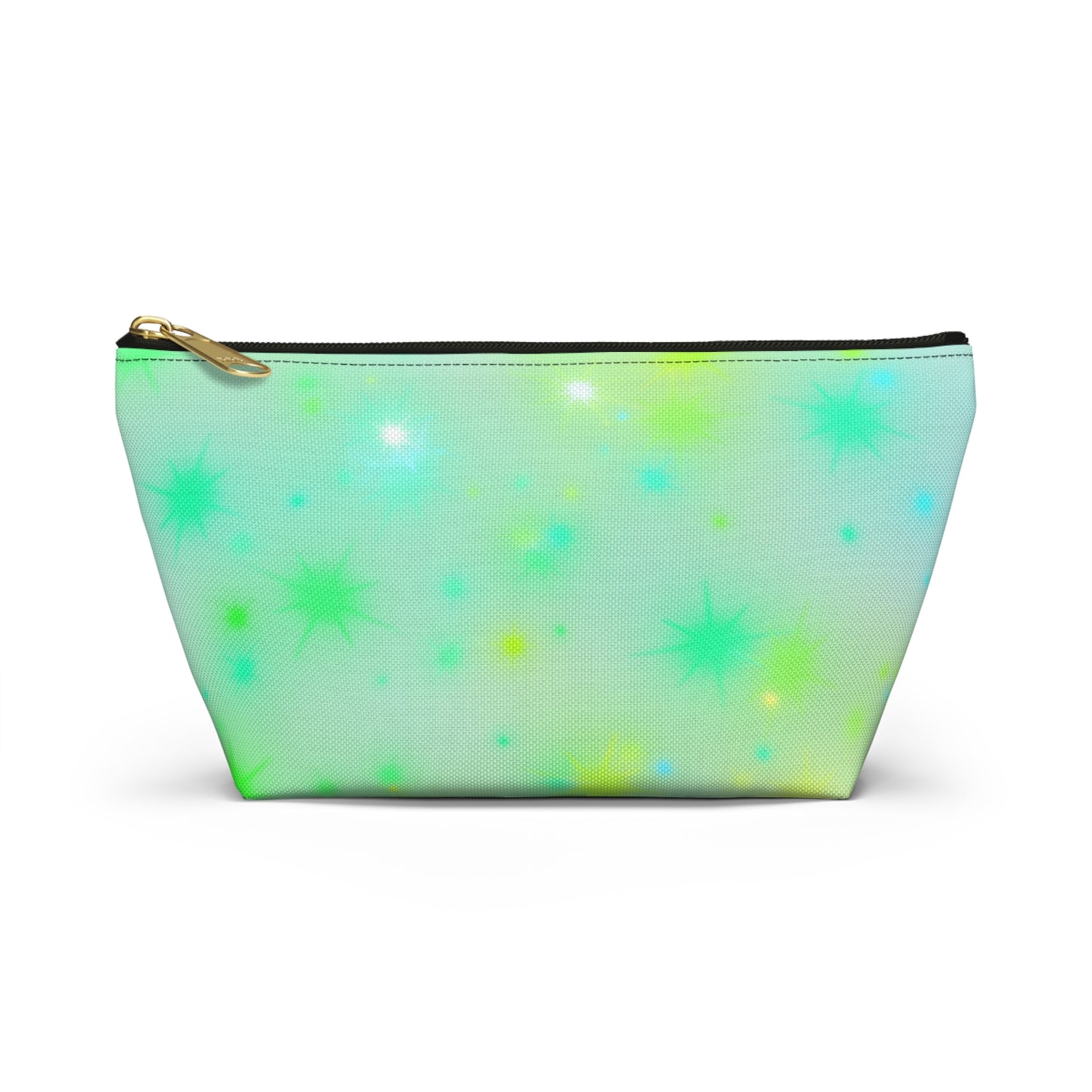 Starburst Accessory Pouch — Mint Green Cosmetic Bag