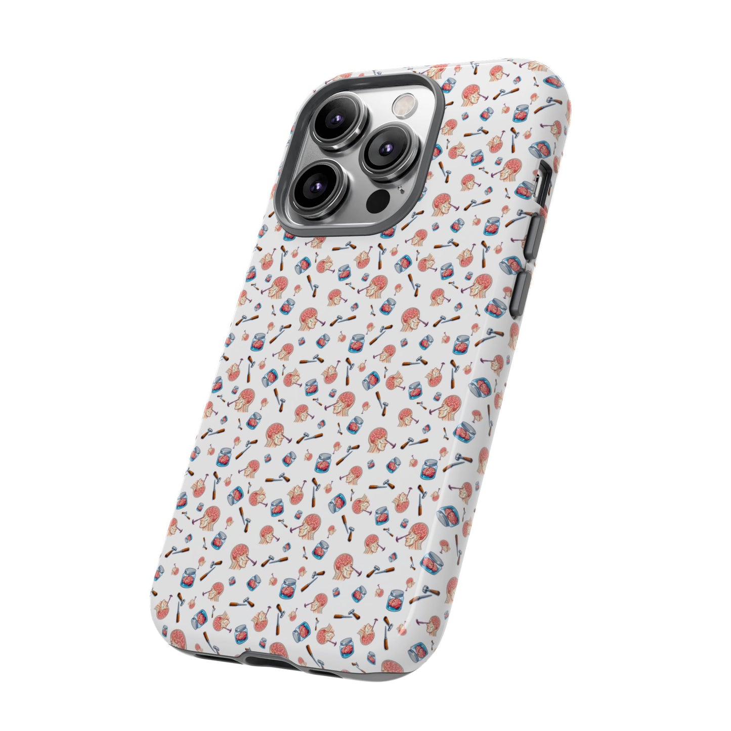 Lobotomy design Tough Phone Case – Durable Protective Cover with lobotomy Pattern