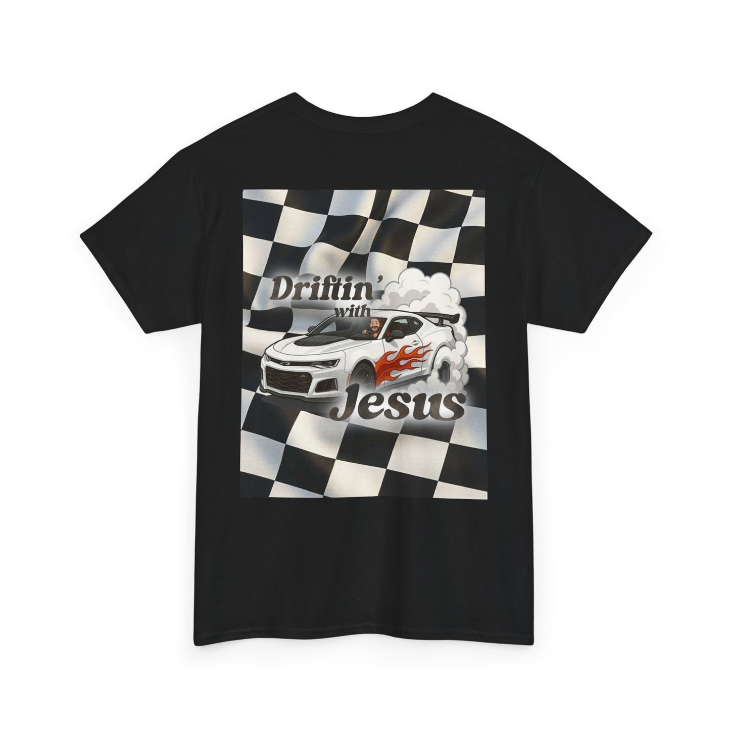 Driftin' With Jesus T-Shirt — Christian Car Racing Tee