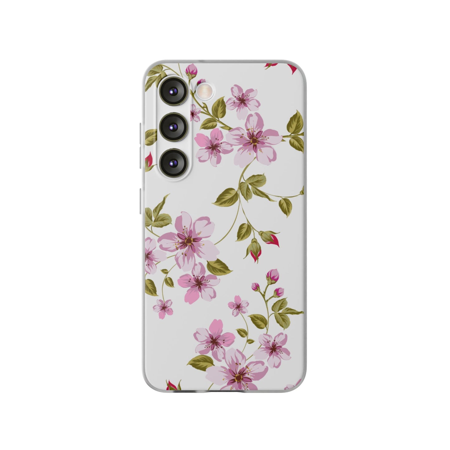Floral Pink Blossom Phone Case — Slim Flexi Protective Case