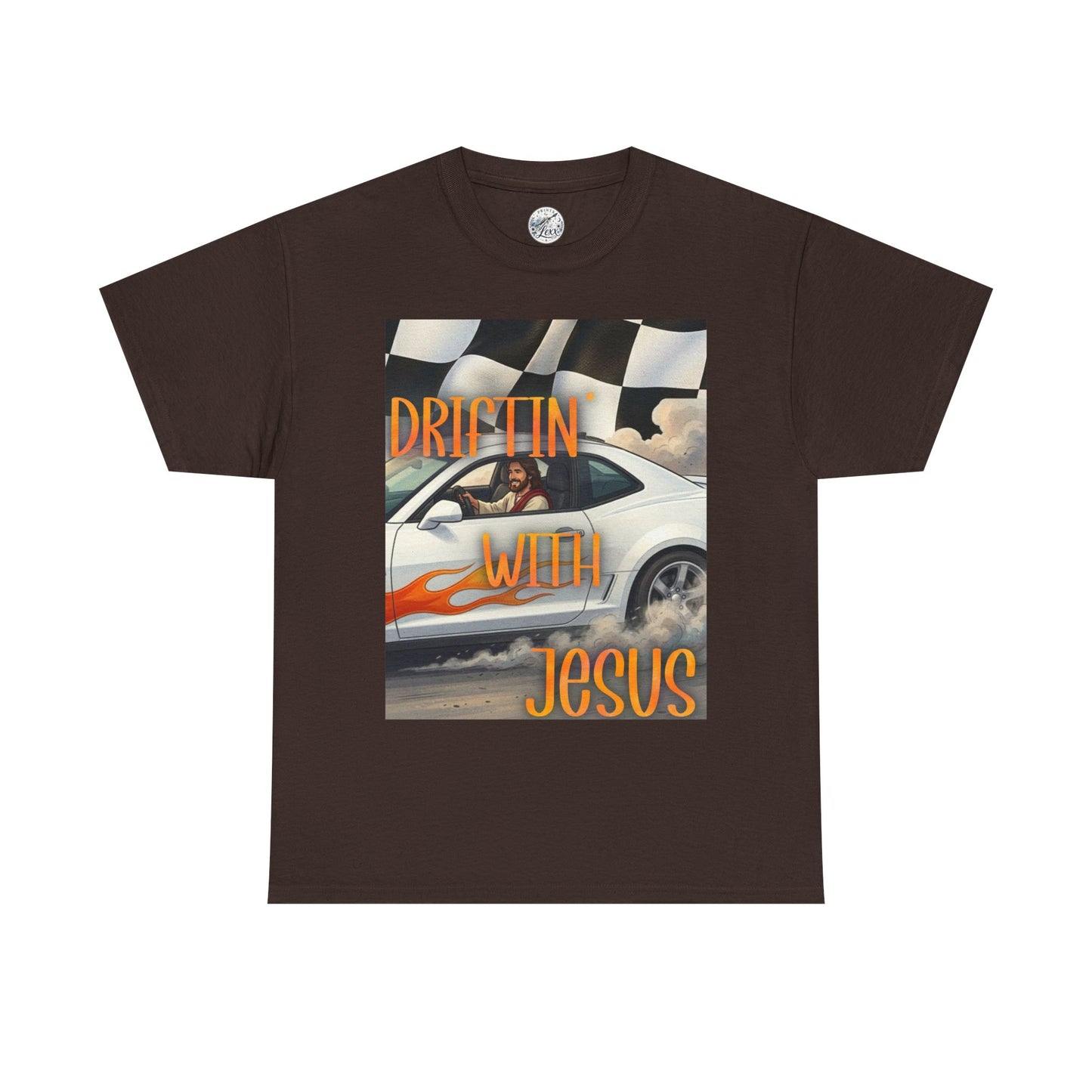 Driftin' with Jesus T-Shirt — Christian Racing Graphic Tee