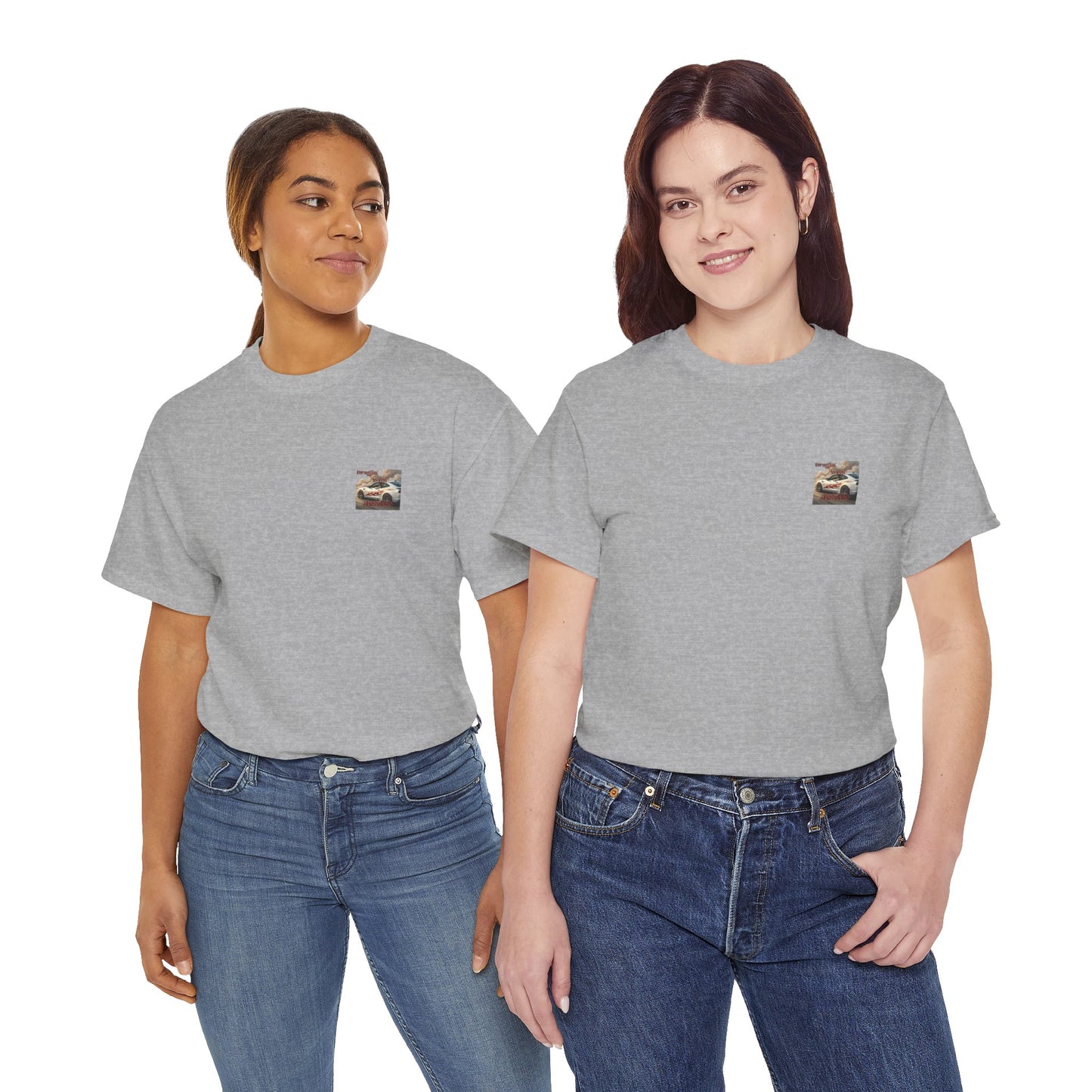 T-Shirt — "Dragin' With Jesus" Retro Racing Graphic Tee