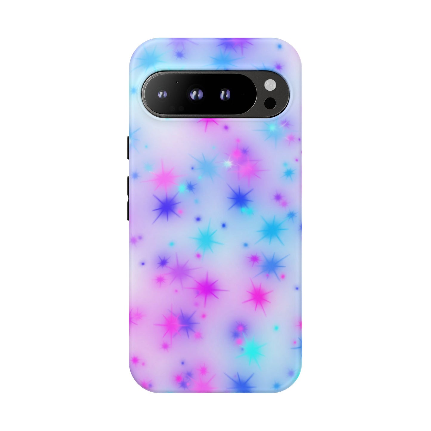 Galaxy Sparkle Tough Phone Case - Pastel Starburst Protective Cover