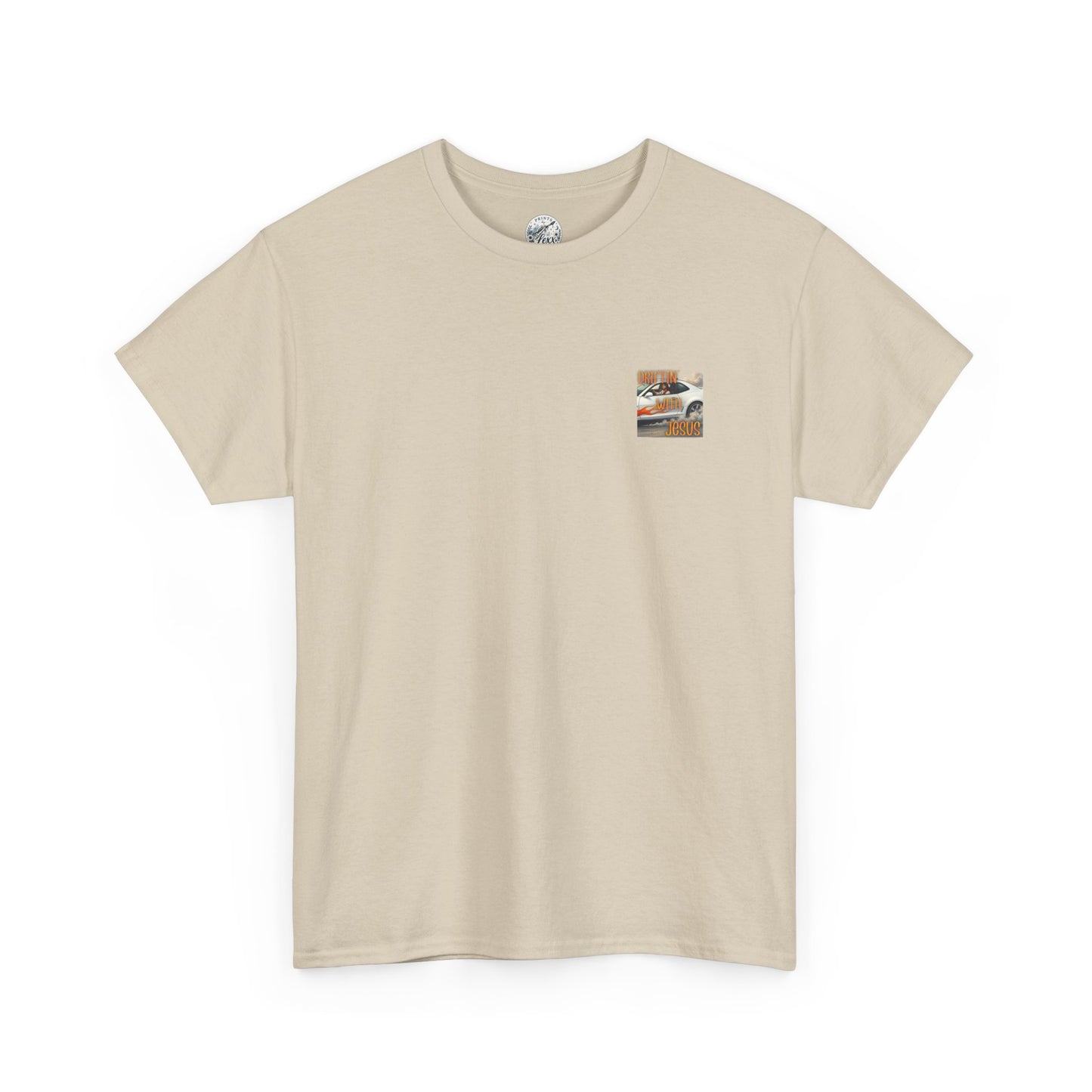 Driftin' With Jesus T-Shirt — Vintage Car Faith Graphic Tee
