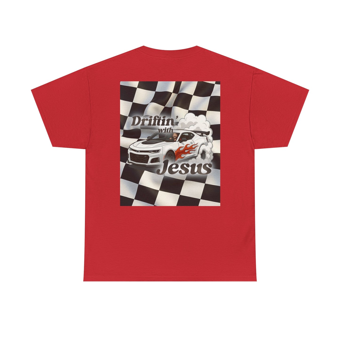 Driftin' With Jesus T-Shirt — Christian Car Racing Tee
