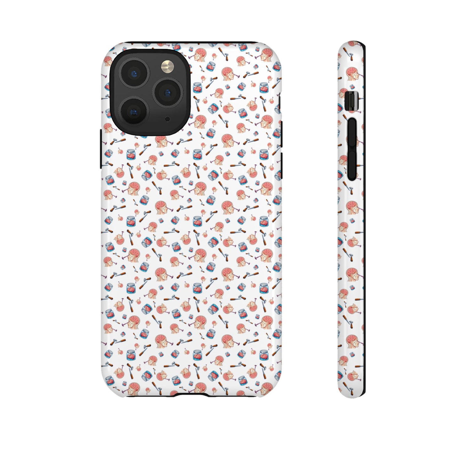 Lobotomy design Tough Phone Case – Durable Protective Cover with lobotomy Pattern