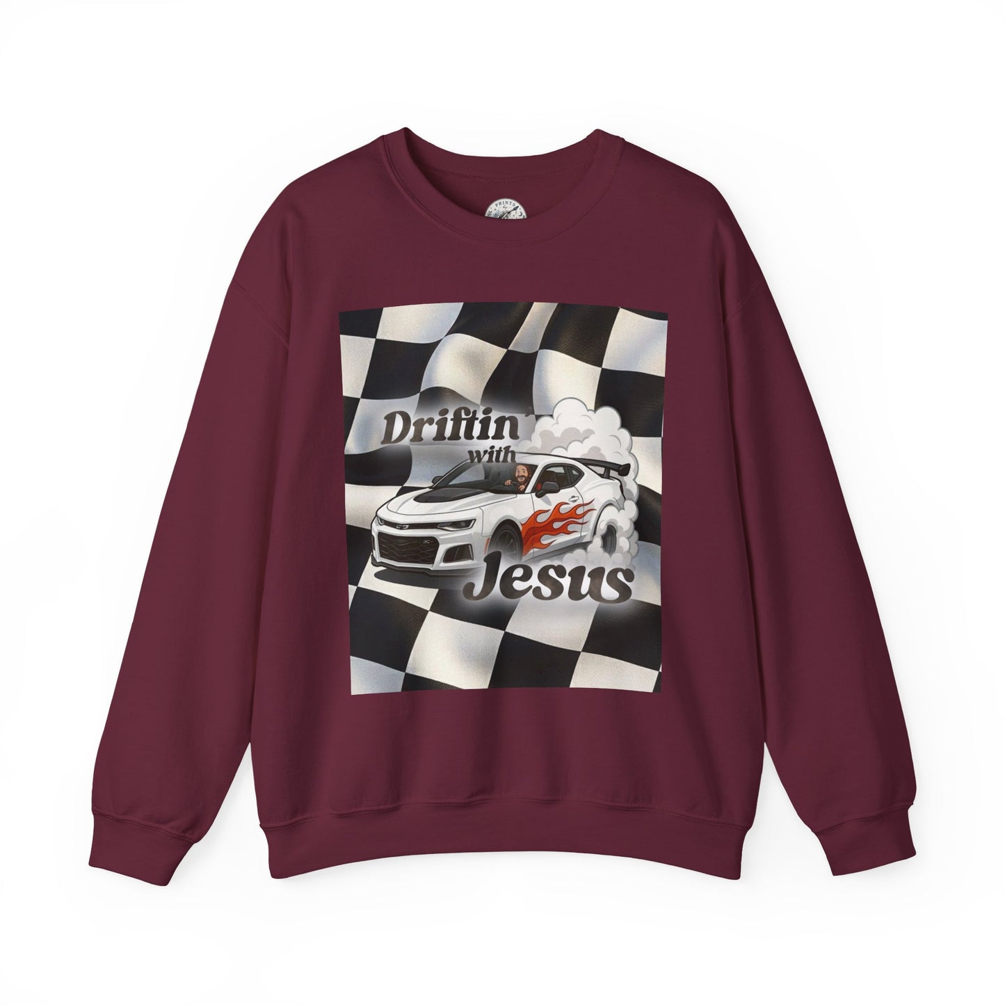Drifting with Jesus Unisex Heavy Blend™ Crewneck Sweatshirt