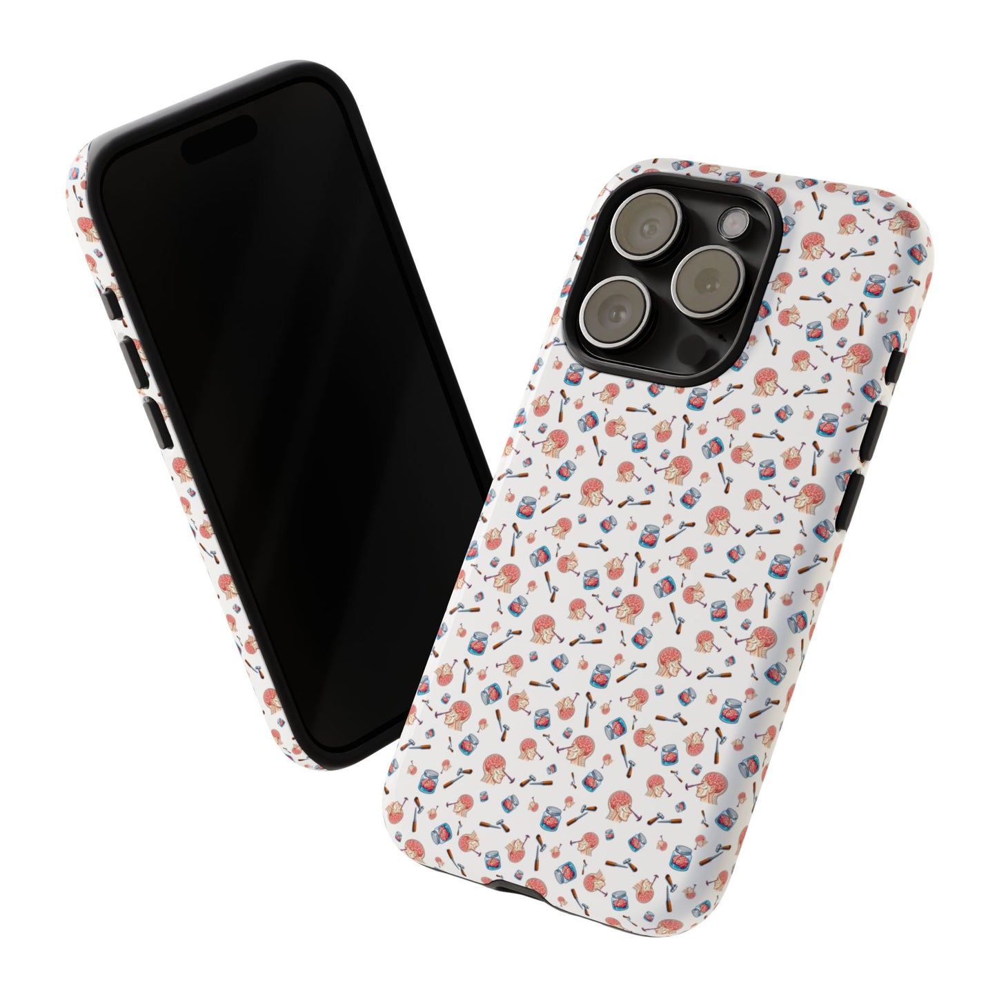 Lobotomy design Tough Phone Case – Durable Protective Cover with lobotomy Pattern