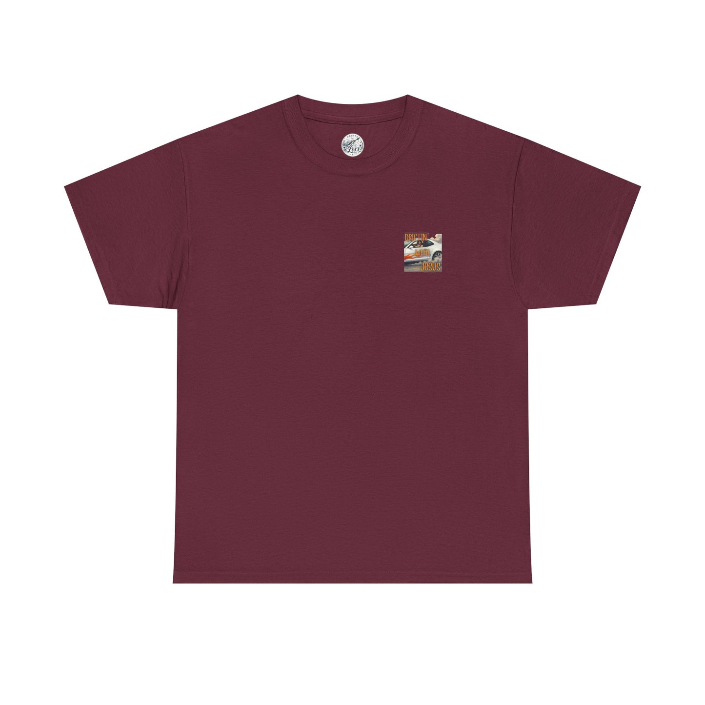 Driftin' With Jesus T-Shirt — Vintage Car Faith Graphic Tee