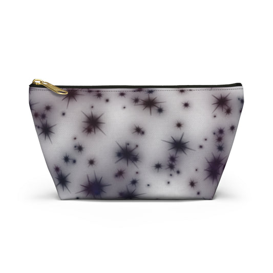 Starry Night Accessory Pouch — Cosmetic Bag with Abstract Sparkle Print