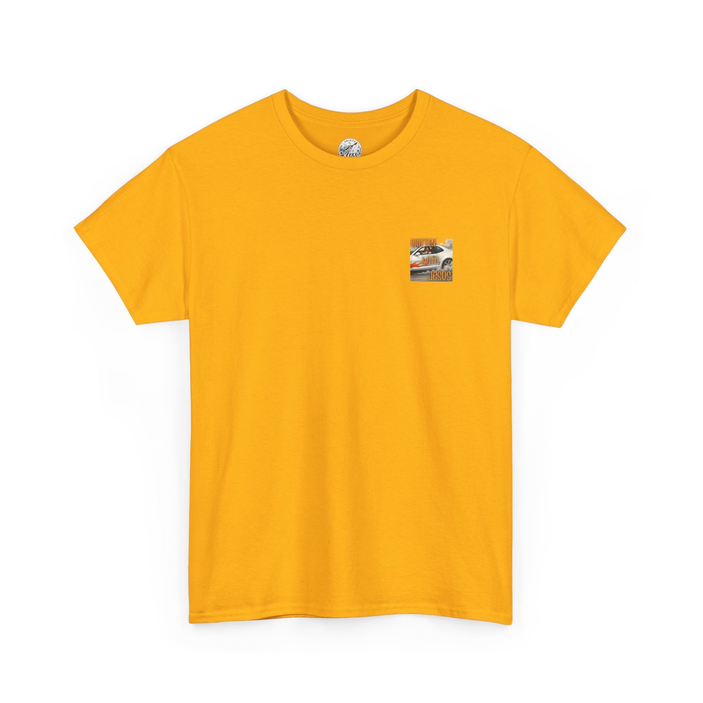 Driftin' With Jesus T-Shirt — Vintage Car Faith Graphic Tee