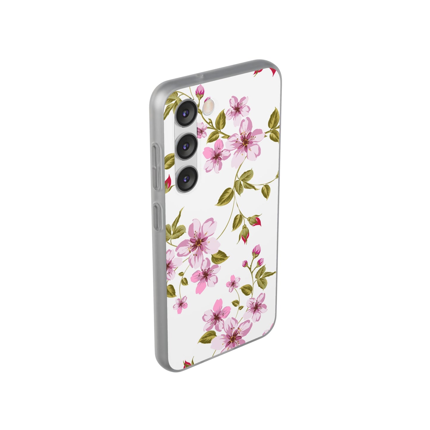 Floral Pink Blossom Phone Case — Slim Flexi Protective Case