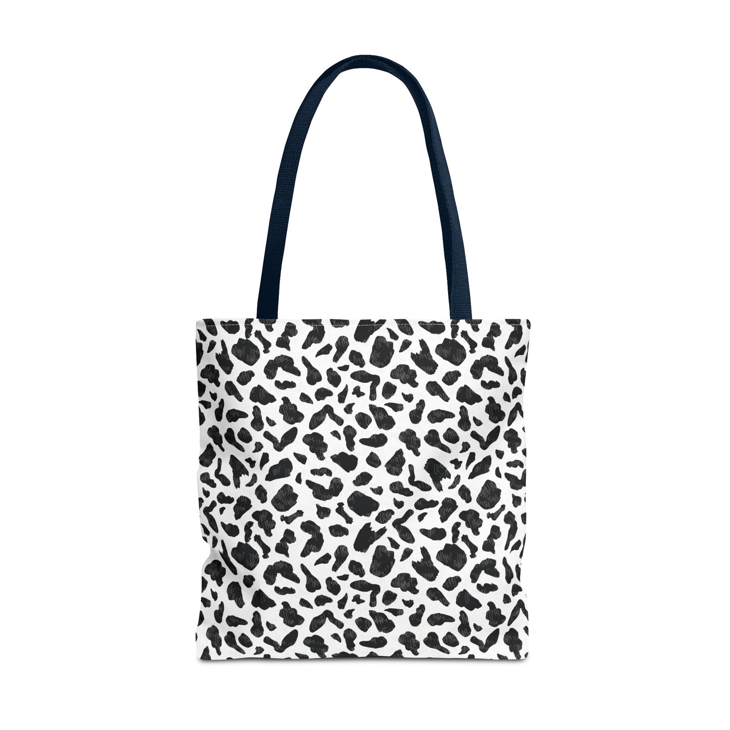 Cow Print Tote Bag – Black & White AOP Canvas Tote