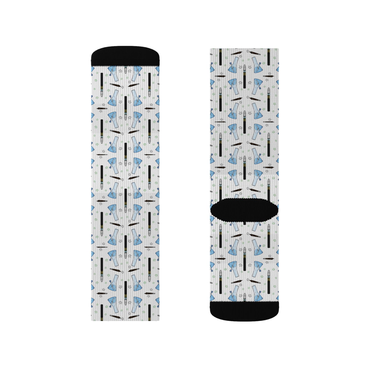 Bong & Penjamin Sublimation Socks — bong & PenjaminCrew Novelty Crew Socks