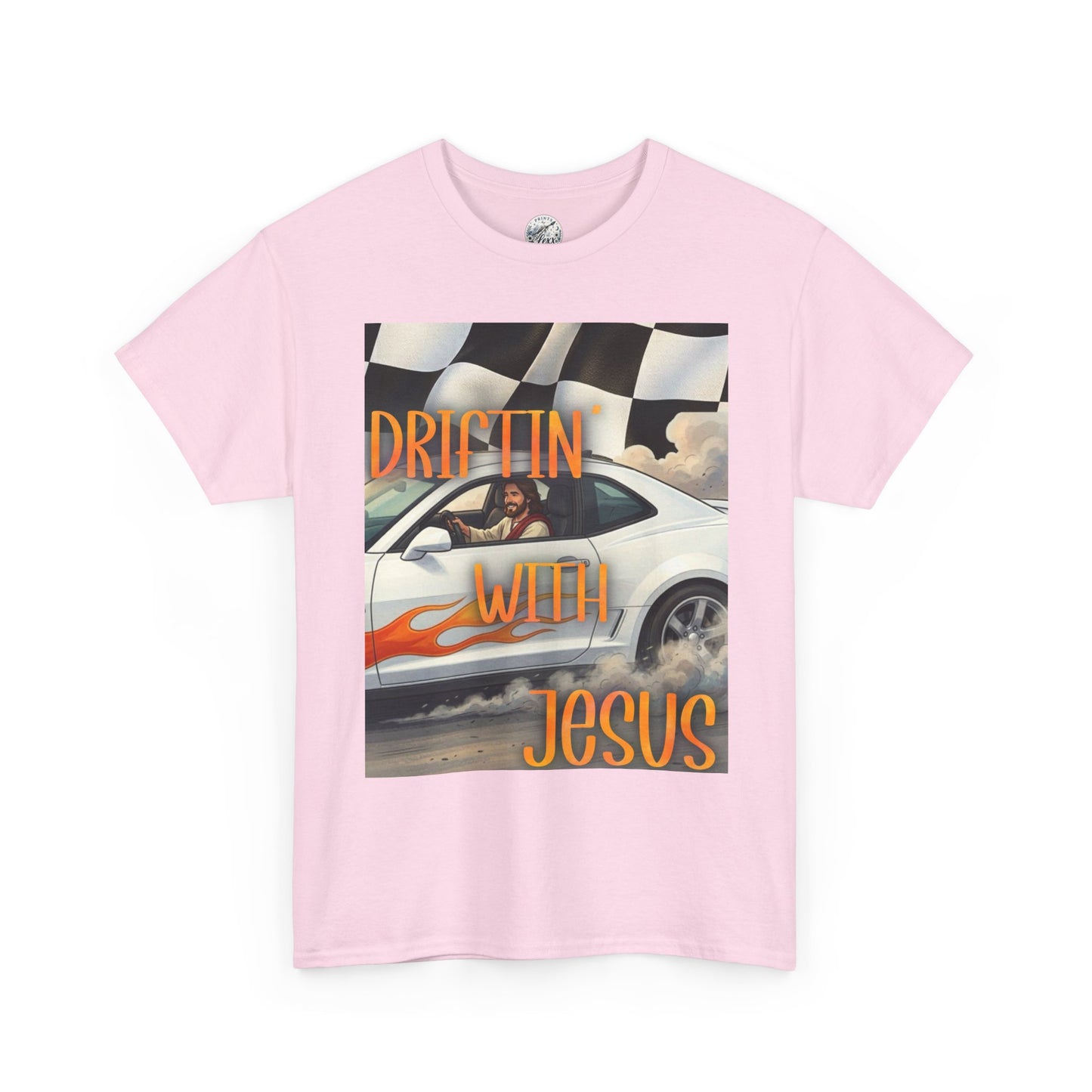Driftin' with Jesus T-Shirt — Christian Racing Graphic Tee