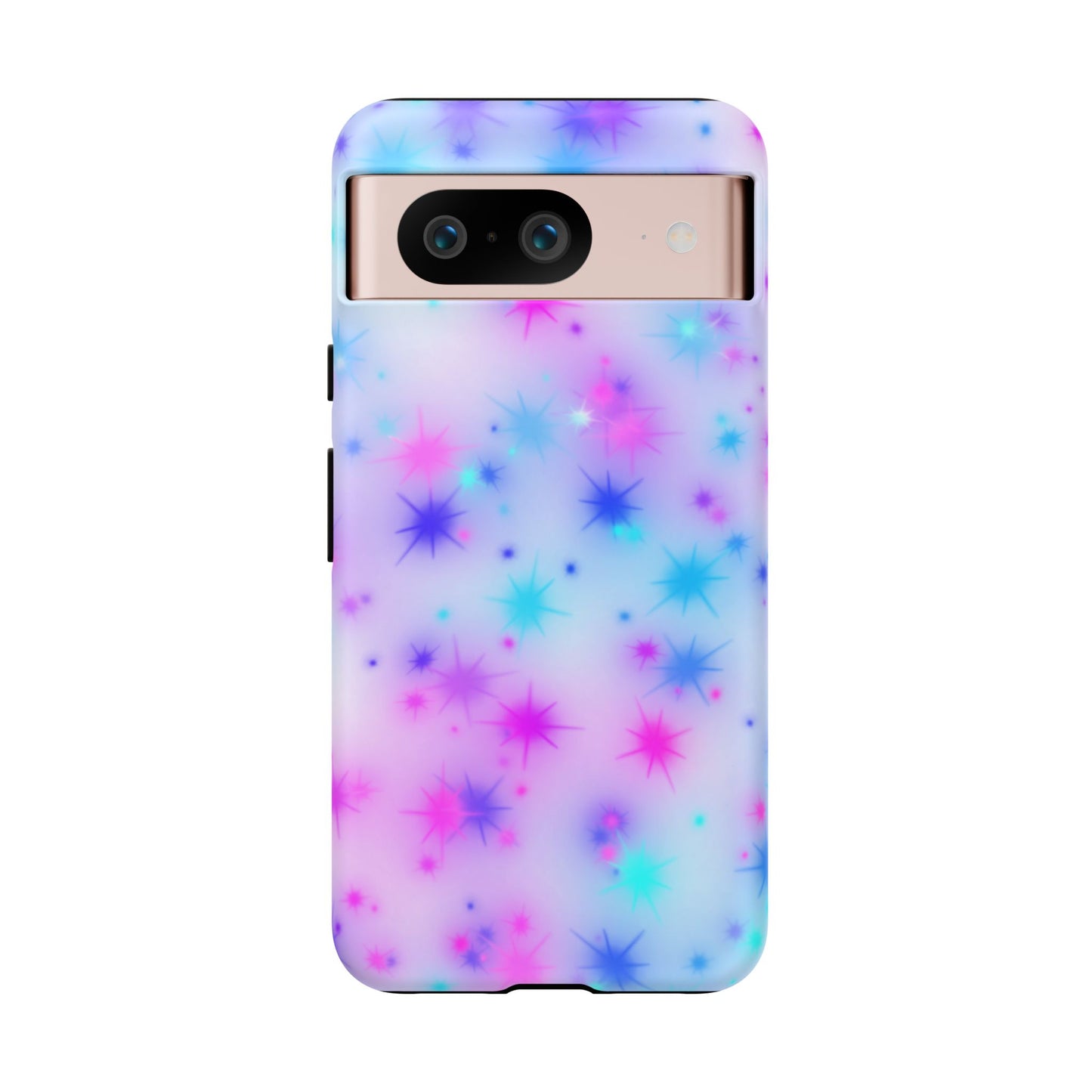 Galaxy Sparkle Tough Phone Case - Pastel Starburst Protective Cover