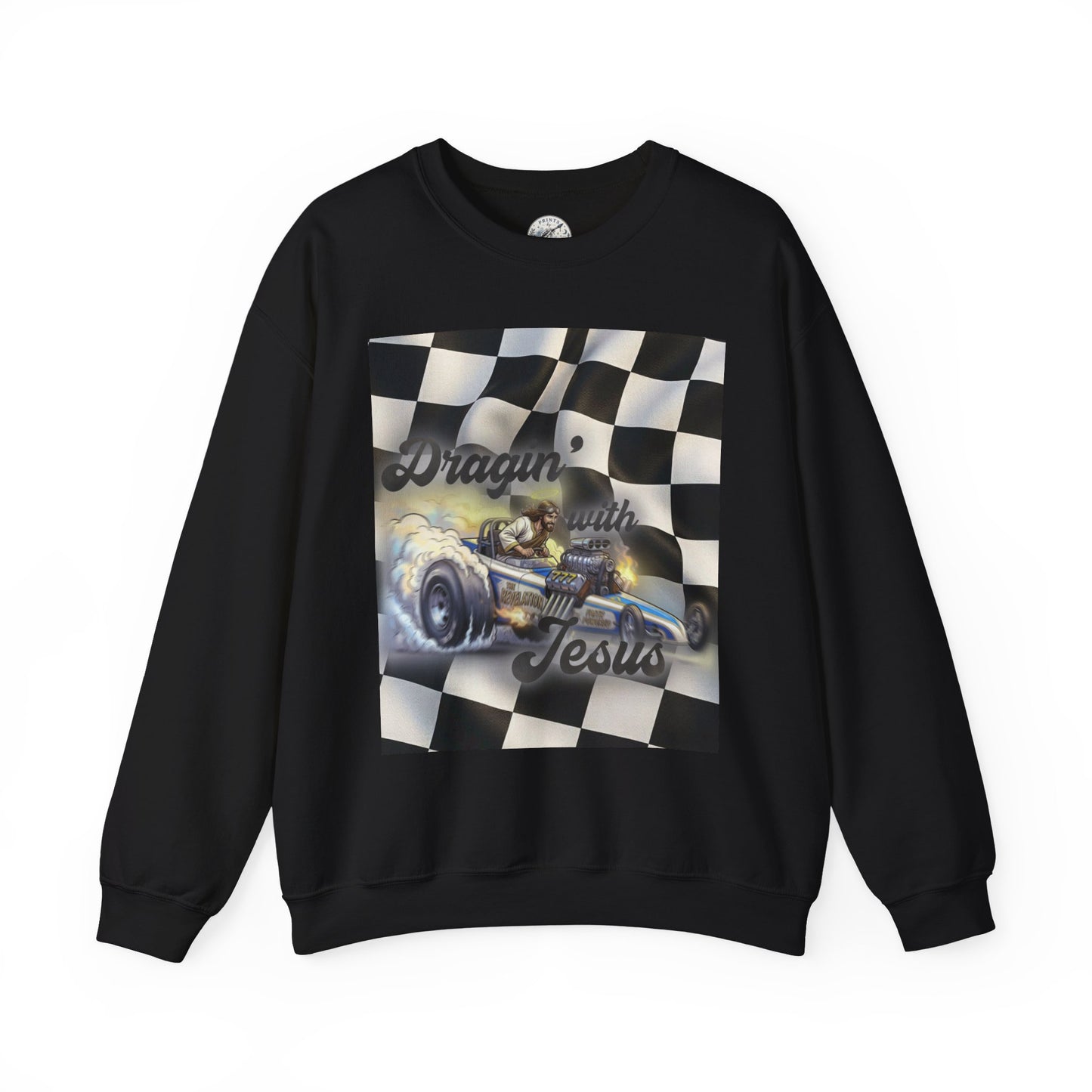 Dragon with Jesus Unisex Heavy Blend™ Crewneck Sweatshirt