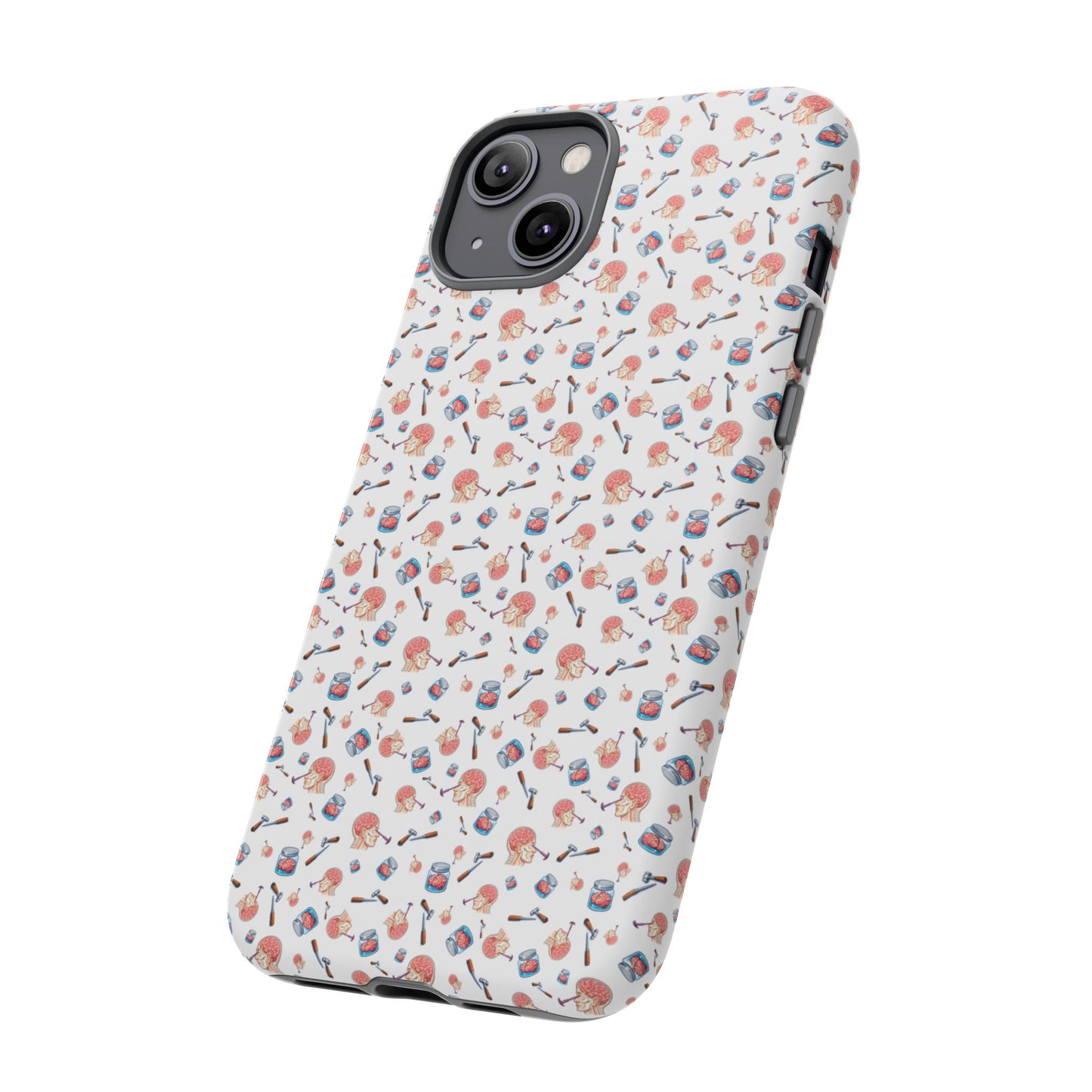 Lobotomy design Tough Phone Case – Durable Protective Cover with lobotomy Pattern